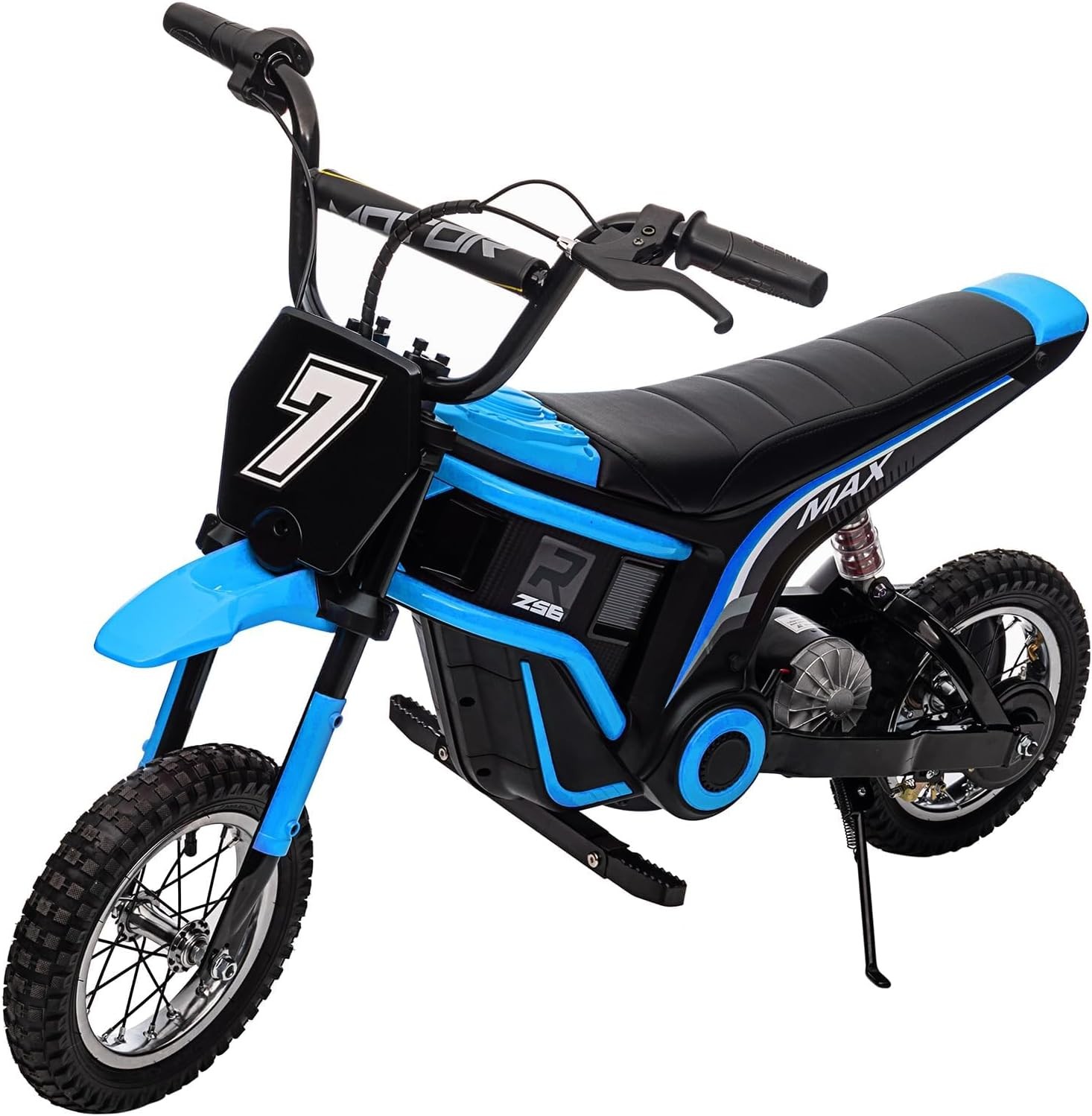 ✨24v Kids Electric Dirt Bike, 350 w Off-Road Motocross Bike with Shockproof Susp