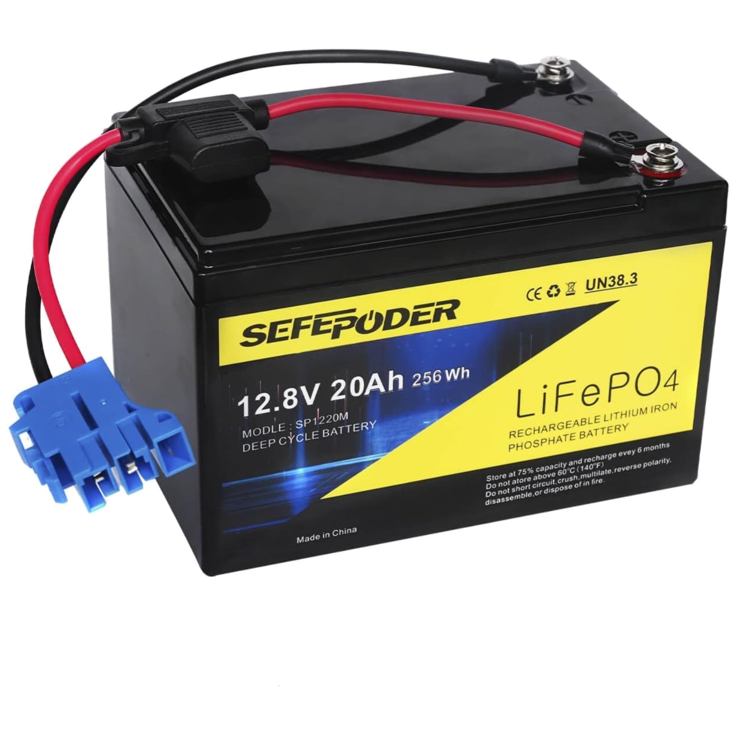 High Capacity 12V 20Ah LiFePO4 Battery for Peg Perego Toys