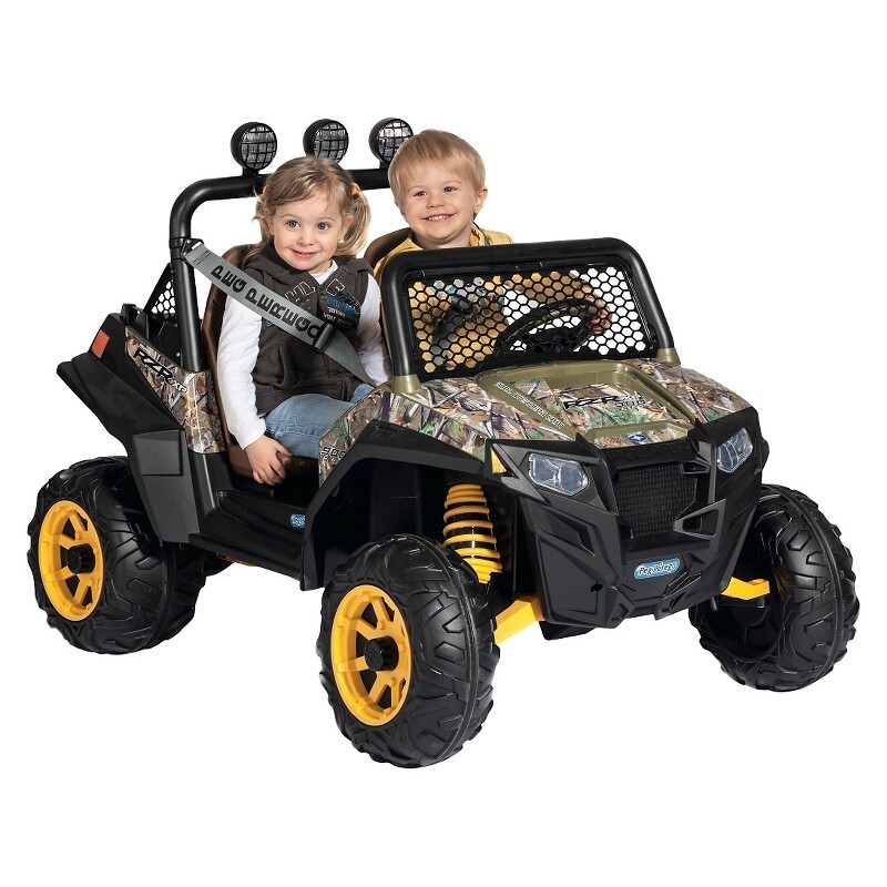 Peg Perego 12V Polaris RZR 900 Powered Ride-On Seats 2 children