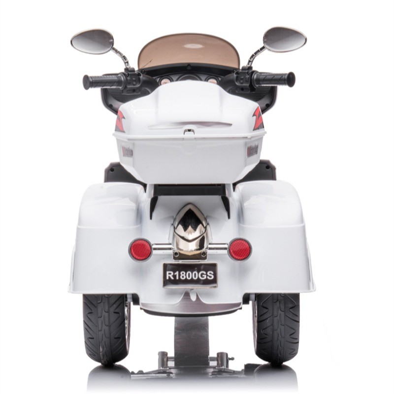 Kids Ride On Motorcycle 12V 2-Seat Electric Motorbike 3 Wheels for 3-8 Years Old
