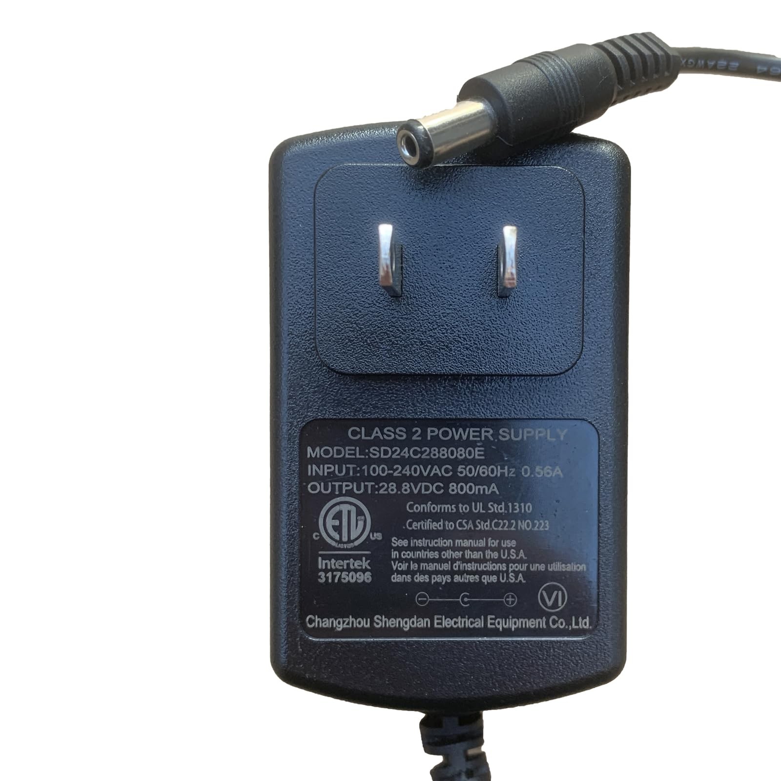 28.8V 800mA Kids Ride On Car Charger, 24V Round Hole Charger with Charging In…