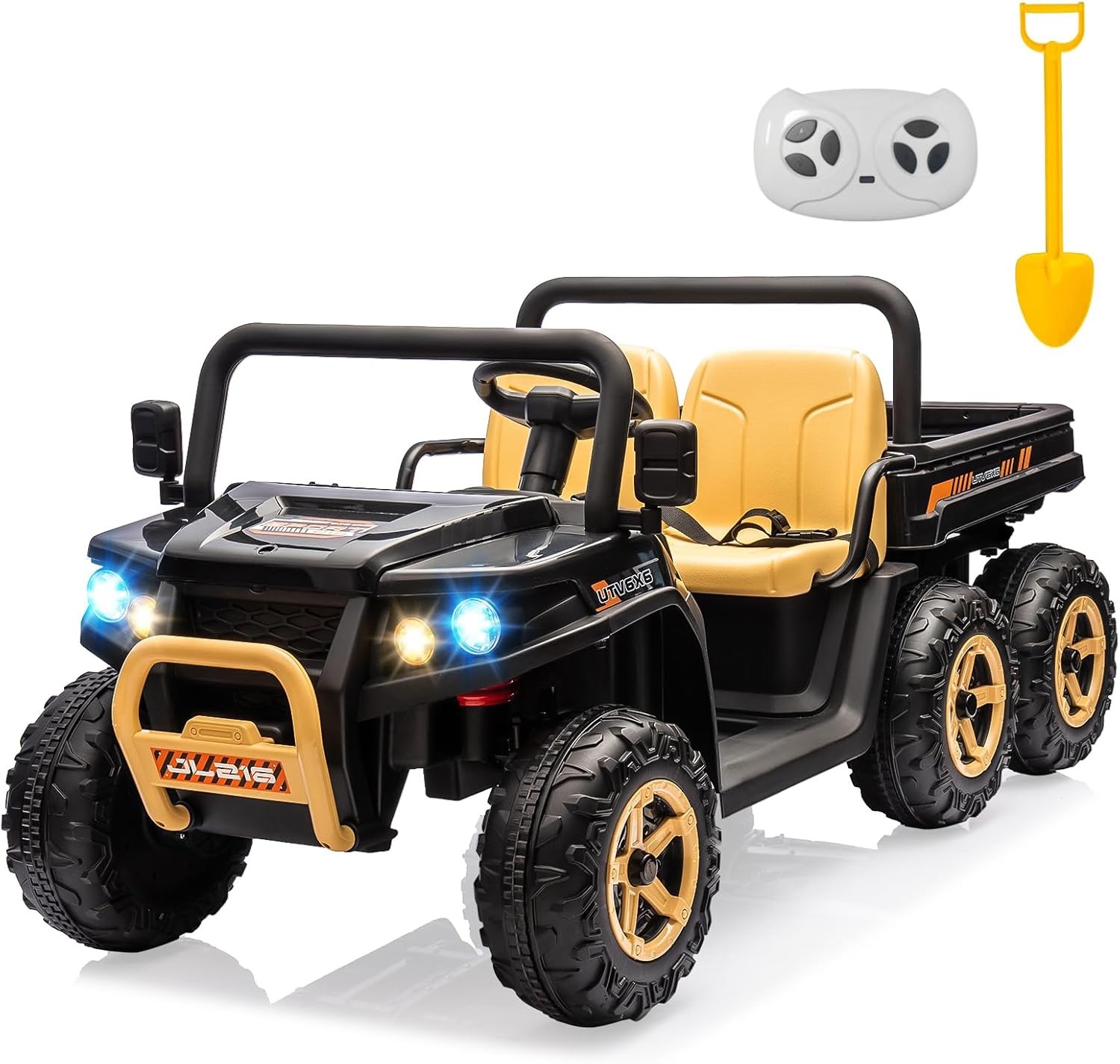 Kids 24V Ride On Dump Truck UTV Electric Ride On Car Toys Vehicles w/ Dump Bed