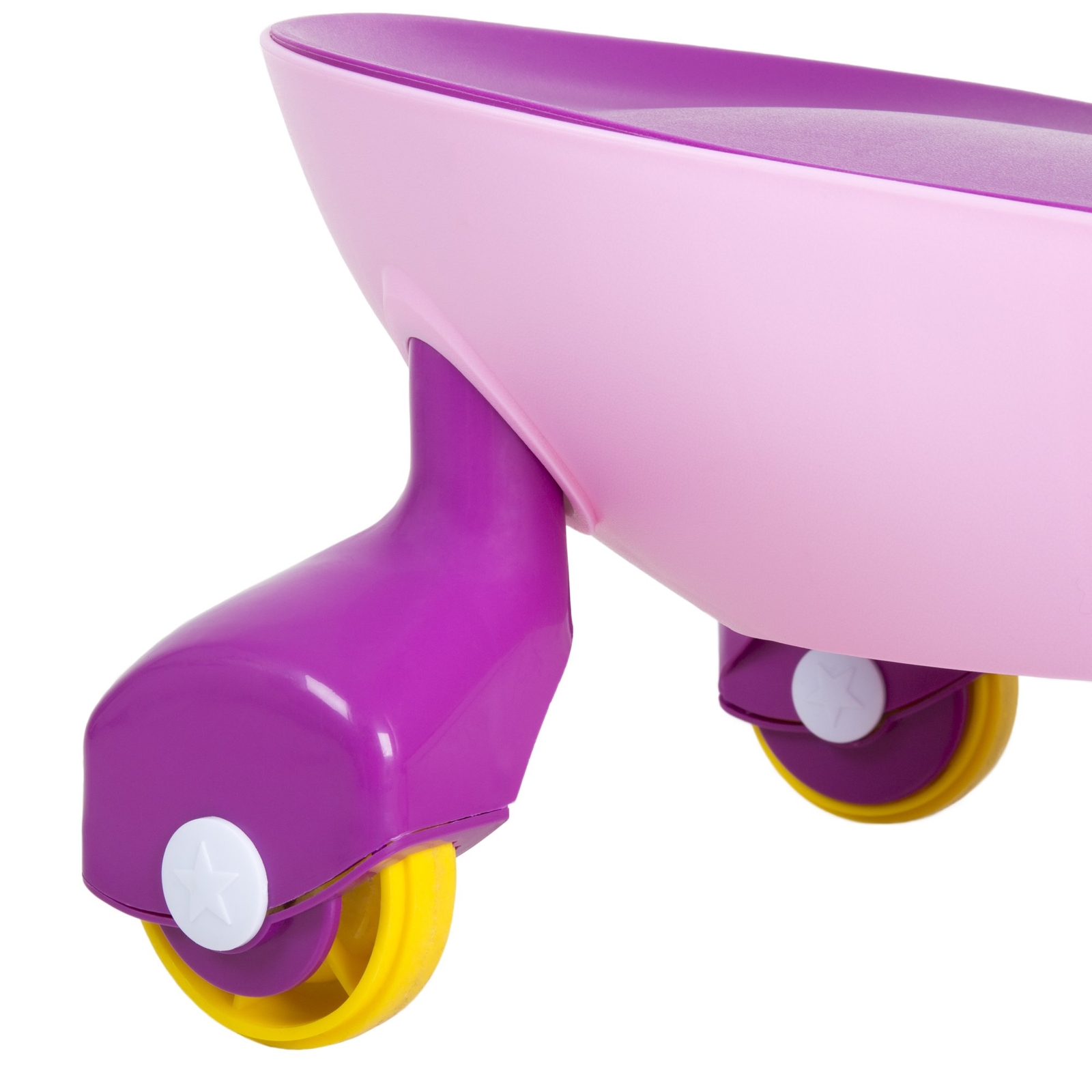 Pink and Purple Wiggle Car Ride On Toy for Kids Develops Motor Skills
