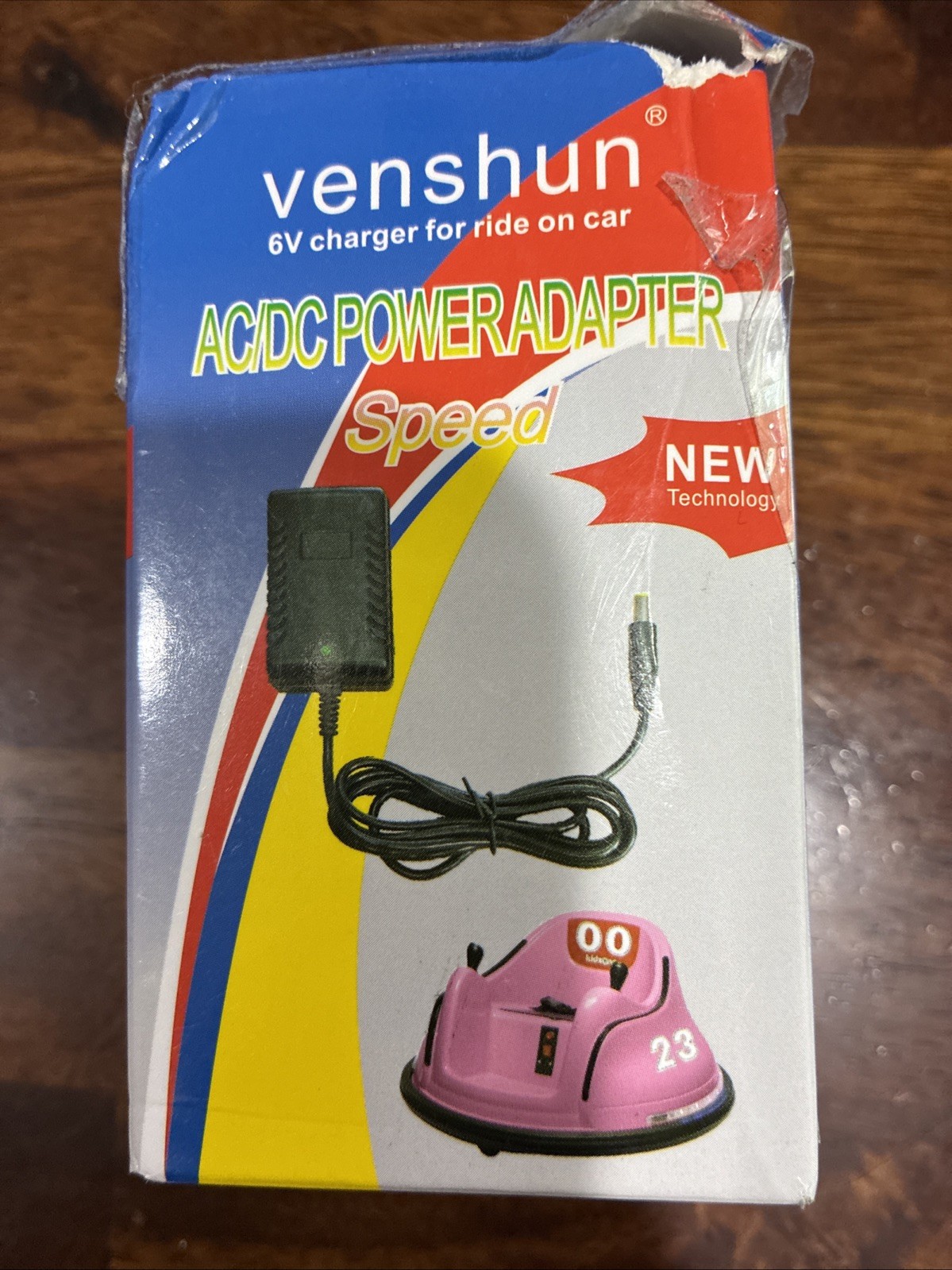 Venshun 6v Charger For Ride On Car AC/DC Adapter