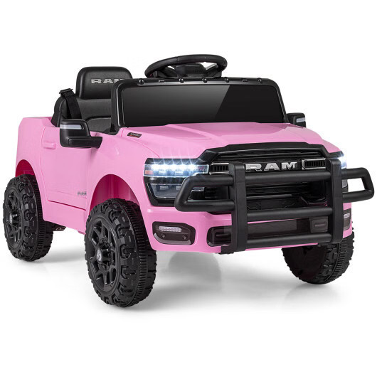 12V Kids Ride-On Truck Licensed RAM 3500 Battery Powered Car w/ Remote Control