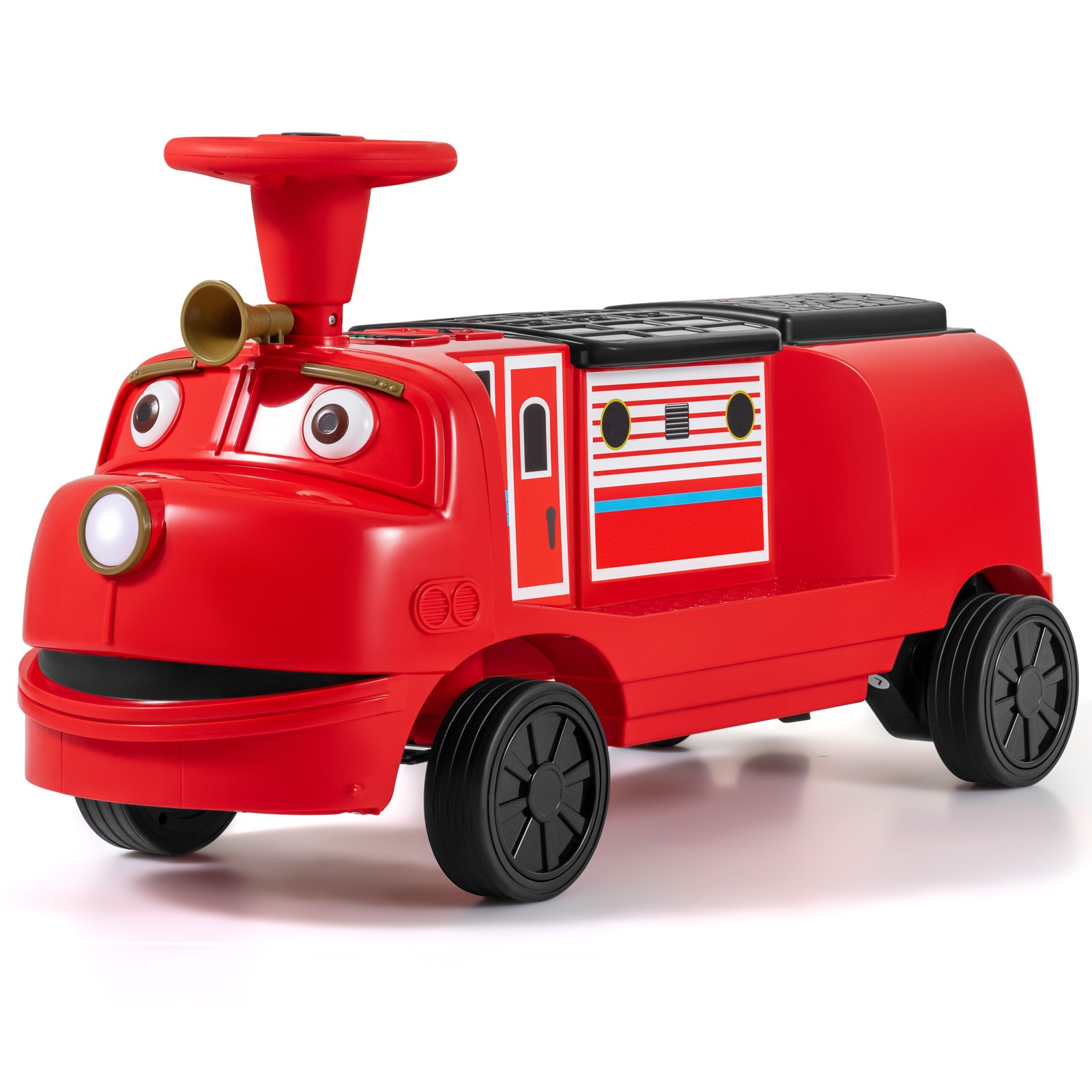 2-Seater Ride on Train,Licensed Chuggington Electric Vehicle w/Adjustable Seat