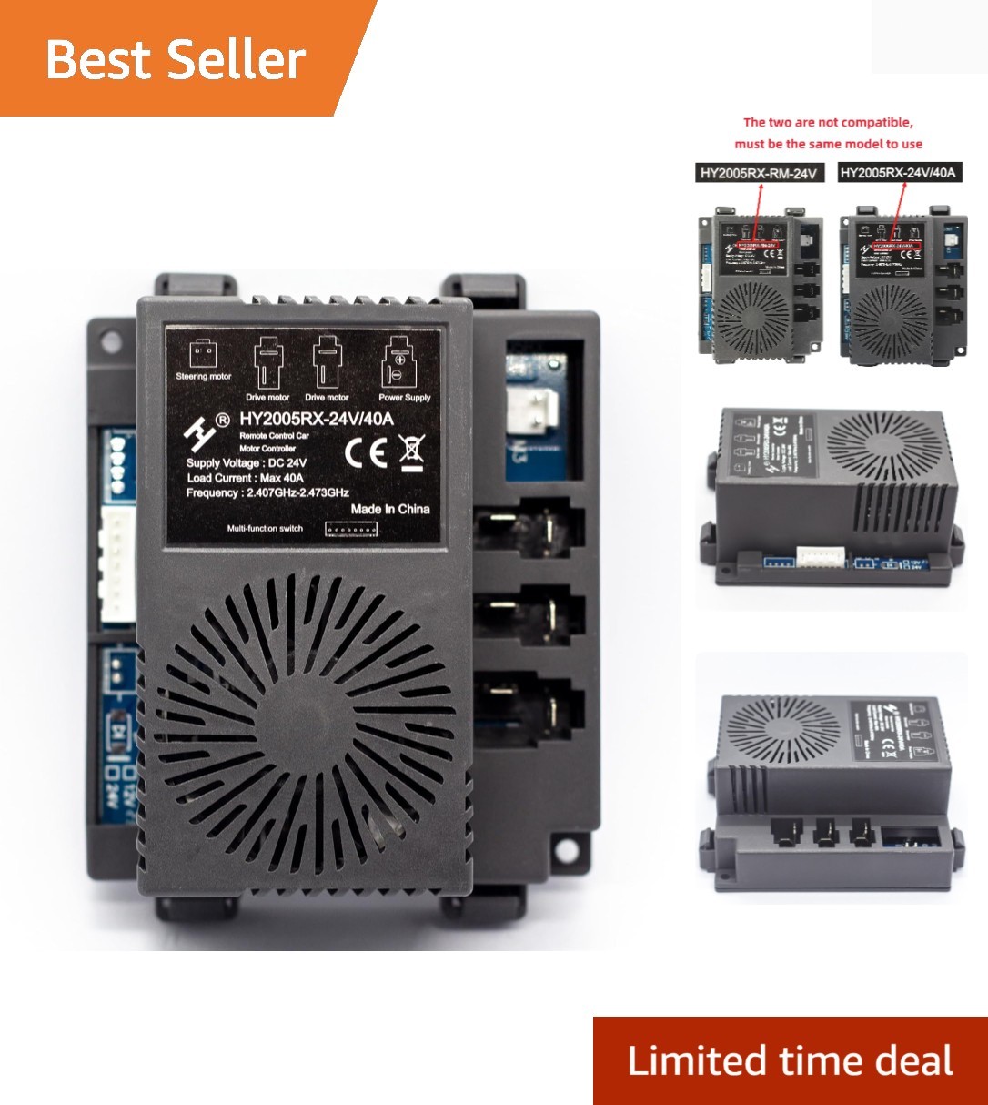 Durable Control Box Mainboard for 24V Electric Ride-On Cars – Lightweight Design