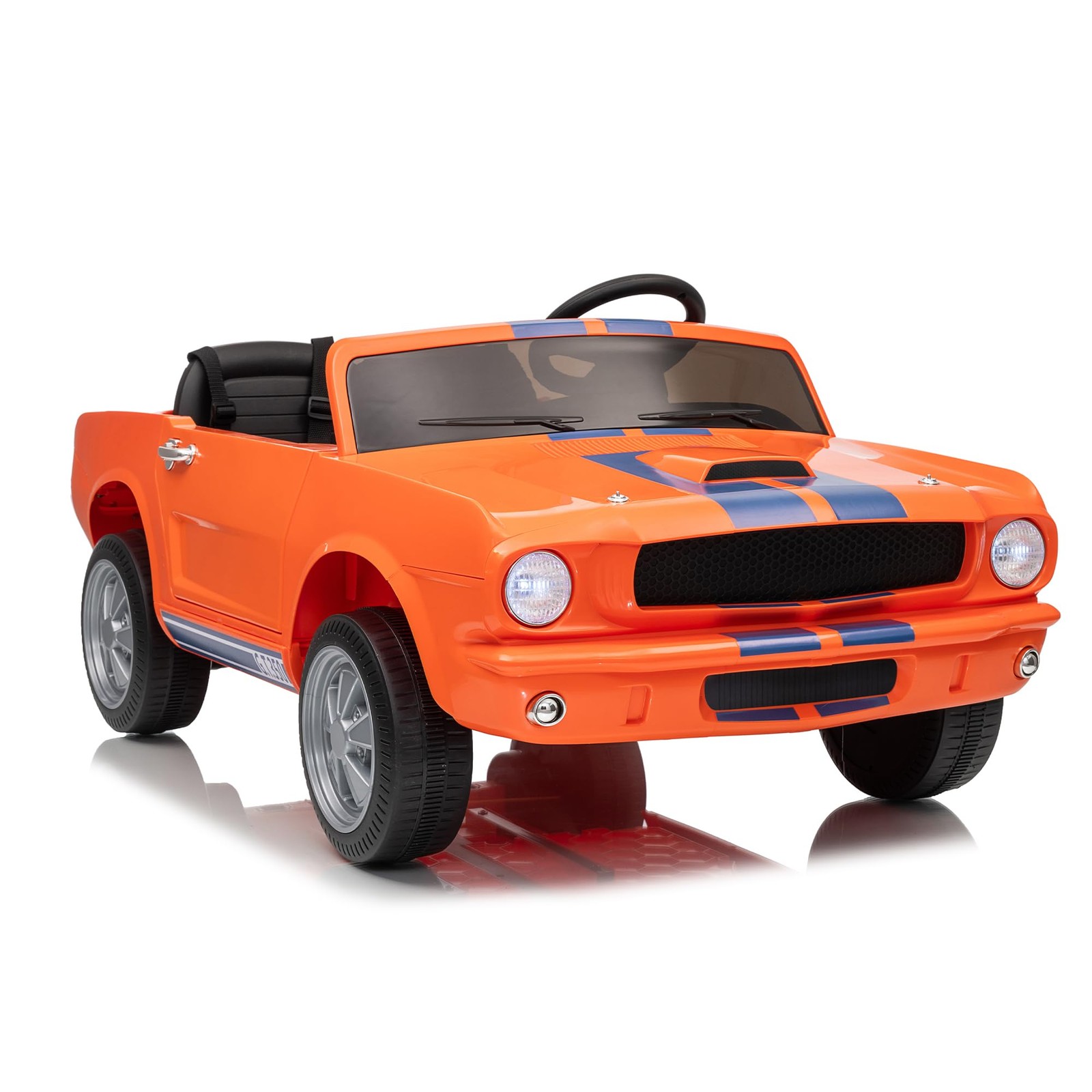 Garvee 24V 2 Seater Ride on Licensed Shelby GT350, Battery Powered Ride on Toys