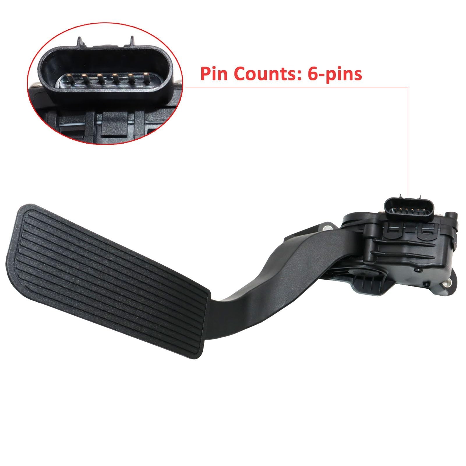 Accelerator Gas Pedal with Position Sensor Compatible with 07-11 Chevrolet Av…