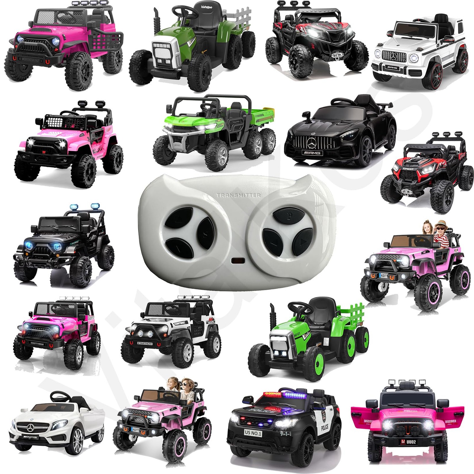 JR1602 FCC 2.4G Bluetooth Remote Control Remote for 12V Ride On Car,Controller T