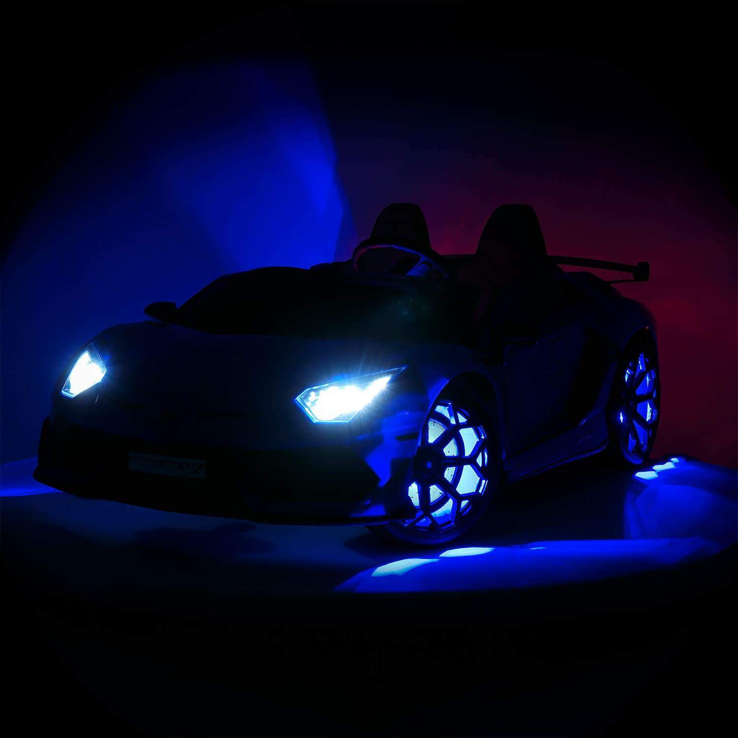 24V 2 SEATS LICENSED LAMBORGHINI AVENTADOR SVJ KIDS RIDE-ON SPORTS CAR,LIGHTS+RC