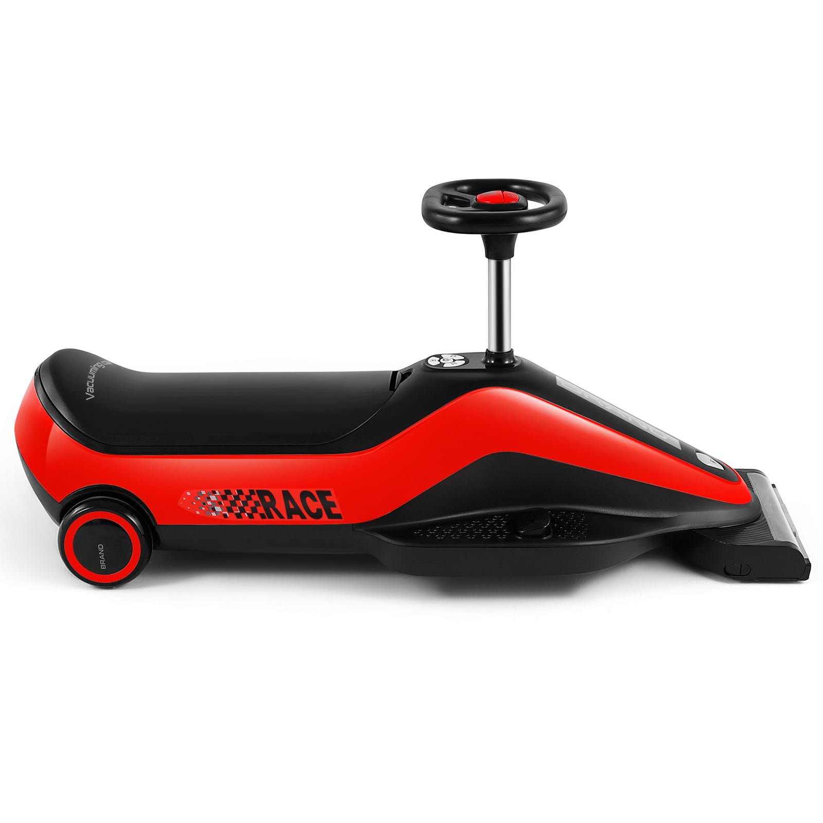 12V Kids Ride On Vacuum Cleaning Car Go Kart w/Detachable Dust Box,Music,2 Speed