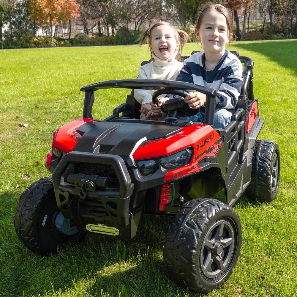 24V 4WD KIDS RIDE ON ELECTRIC UTV CAR 480W 4X POWERFUL MOTORS,2 SEATER LIGHTS+RC