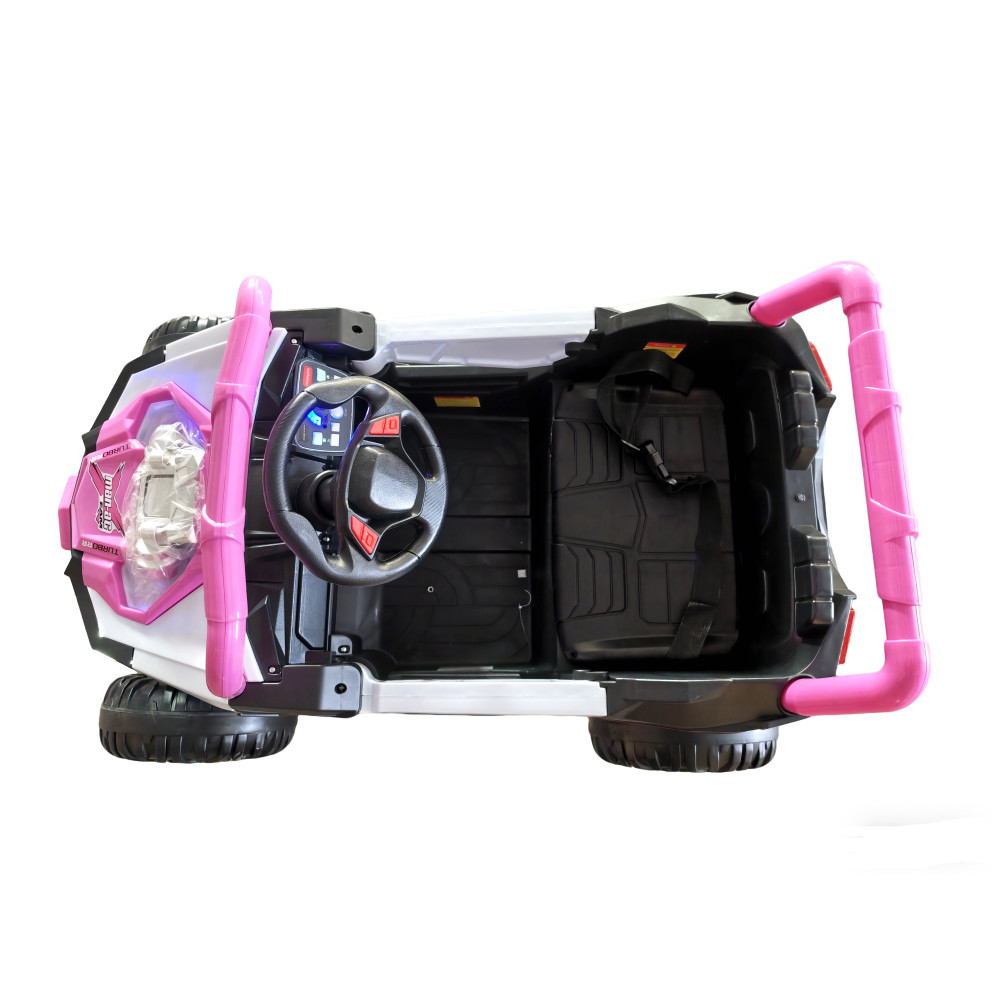 Kids Electric Ride On Car Pink 2.4G Remote Control Swing Toy Car