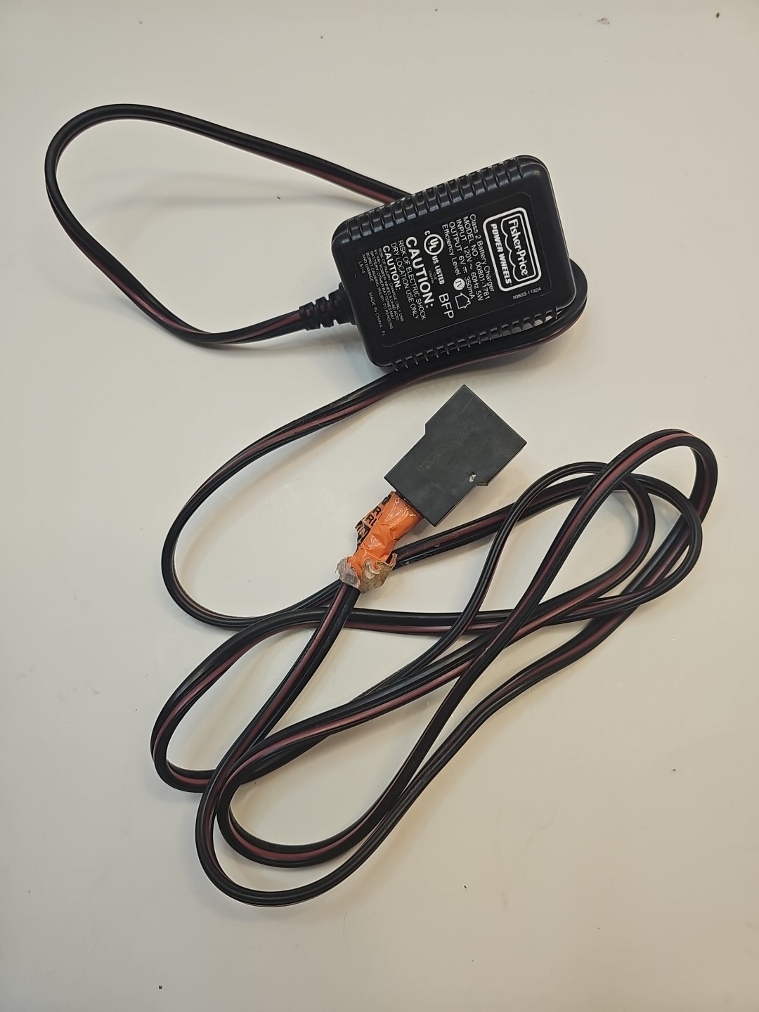 Fisher Price Power Wheels Charger 00801-1781 6V Battery AC Adapter 6 Volt | A1
