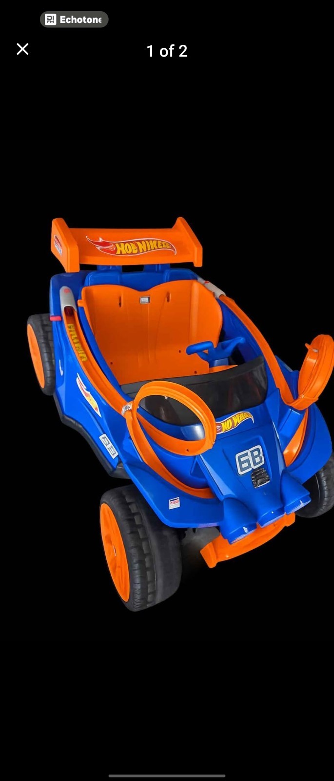Hot WHEELS RACE Car 2 Seater ELECTRIC, BATTERY, LOOP LAUNCH