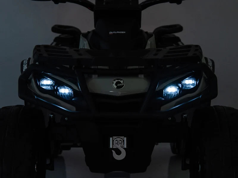 24V 4WD CanAm Outlander Kids Ride On Electric ATV Quad Car Leather Seat EVA Tire