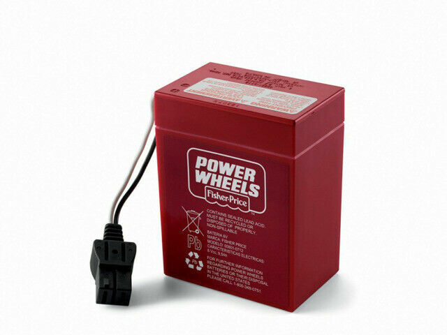 Fisher Price Power Wheels 6V Red Battery scratch & dent, read description