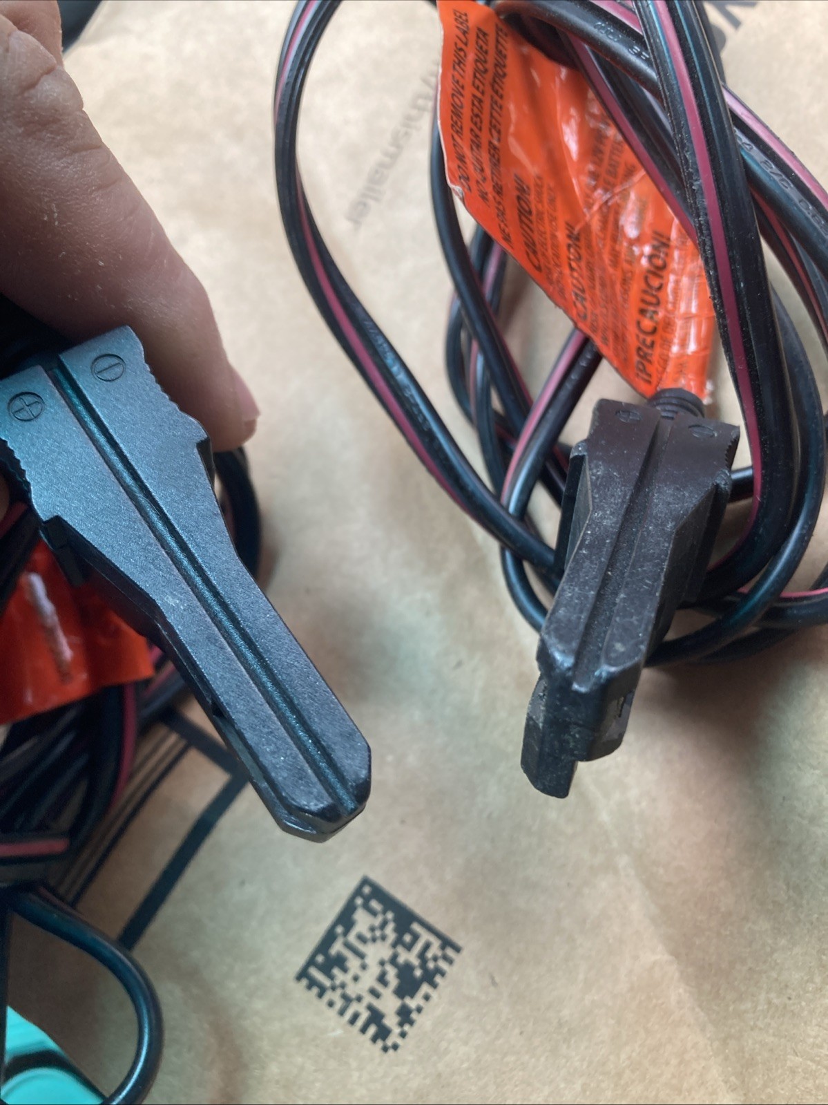 (2) Fisher Price 00801-1778 Power Wheels 12V 1A Adapter Charger Cords, OEM