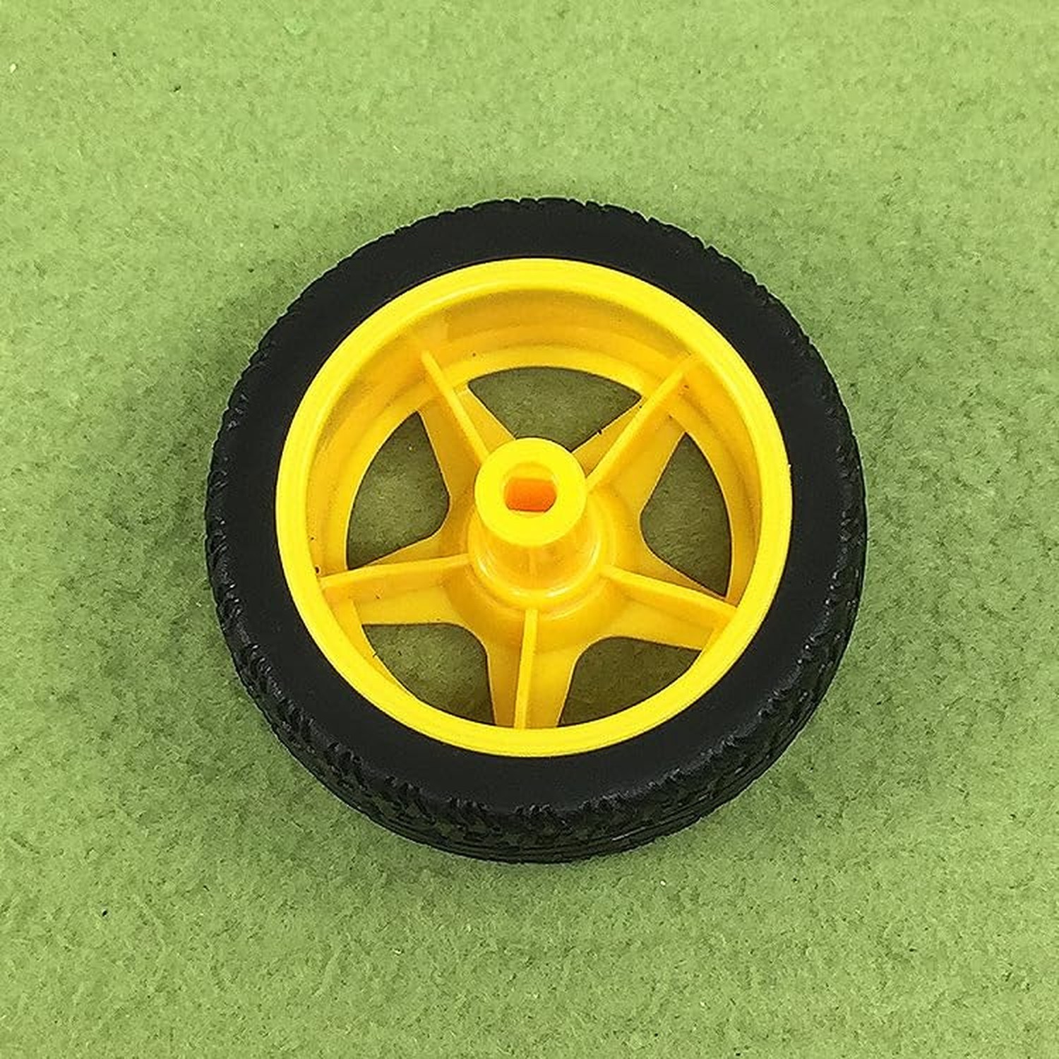 8 Pack TT Motor Wheels Replacement Smart Car Robot Wheel Tyres 1:48 Model Gea…