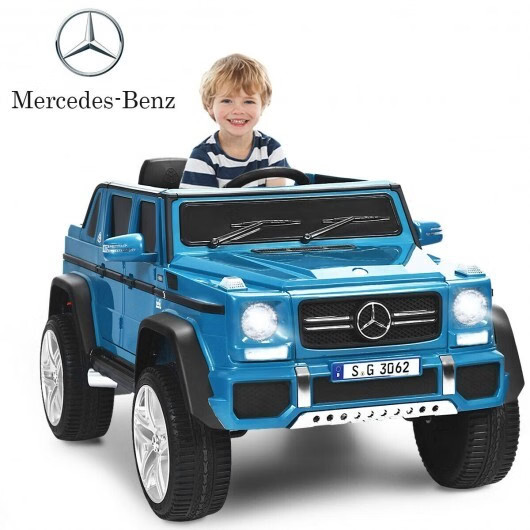 12V Licensed Mercedes-Benz Kids Ride On Car-Navy – Color: Navy