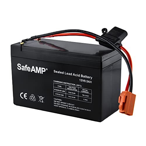 Replacement Battery for 12-Volt Ride On Vehicle with red 2 pins Connector