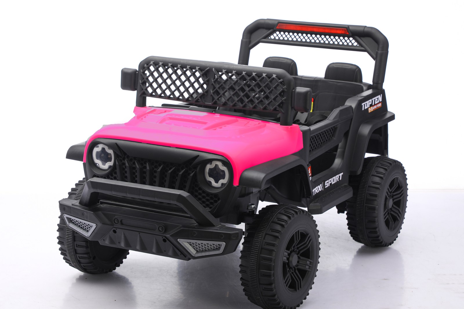 Ride on Car Kids Electric Car with Remote Control Swing for 3~6 Years Gift Pink