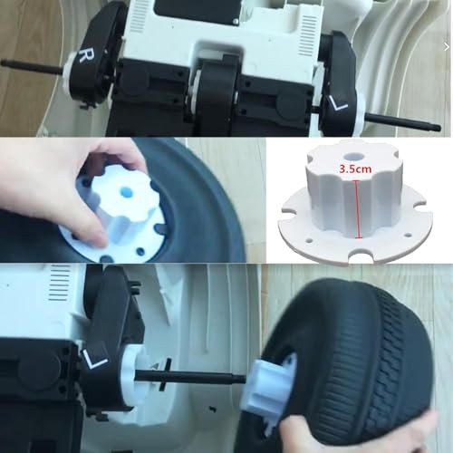 2 Pcs Children Electric Car Tire Adapter Connection Clip for Gear