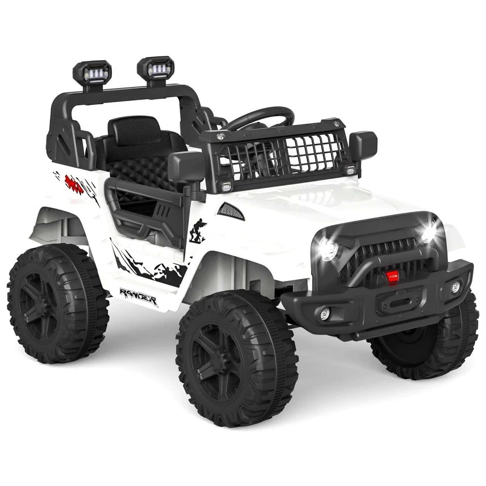 12V Kids Electric Ride-On Truck w/Parent Remote Control, Spring Suspension & …