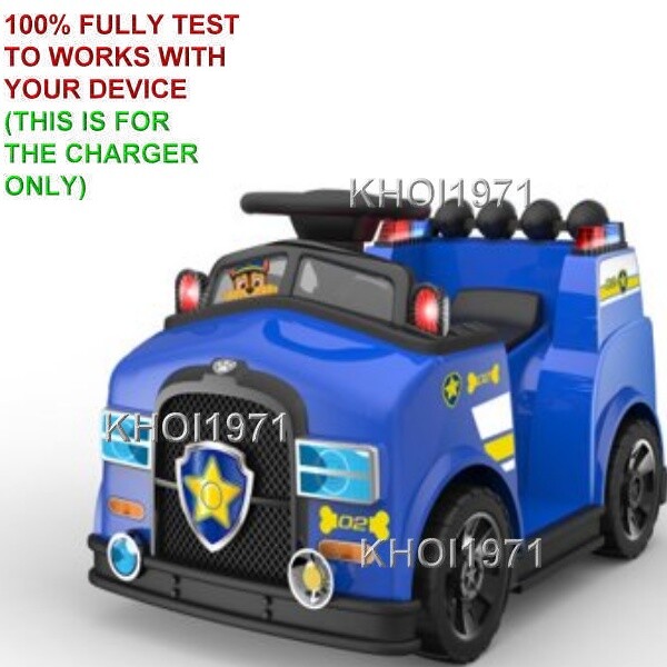 WALL Charger AC adapter FOR 8804-63 Dynacraft Paw Patrol 6v QUAD CHASE Ride-on