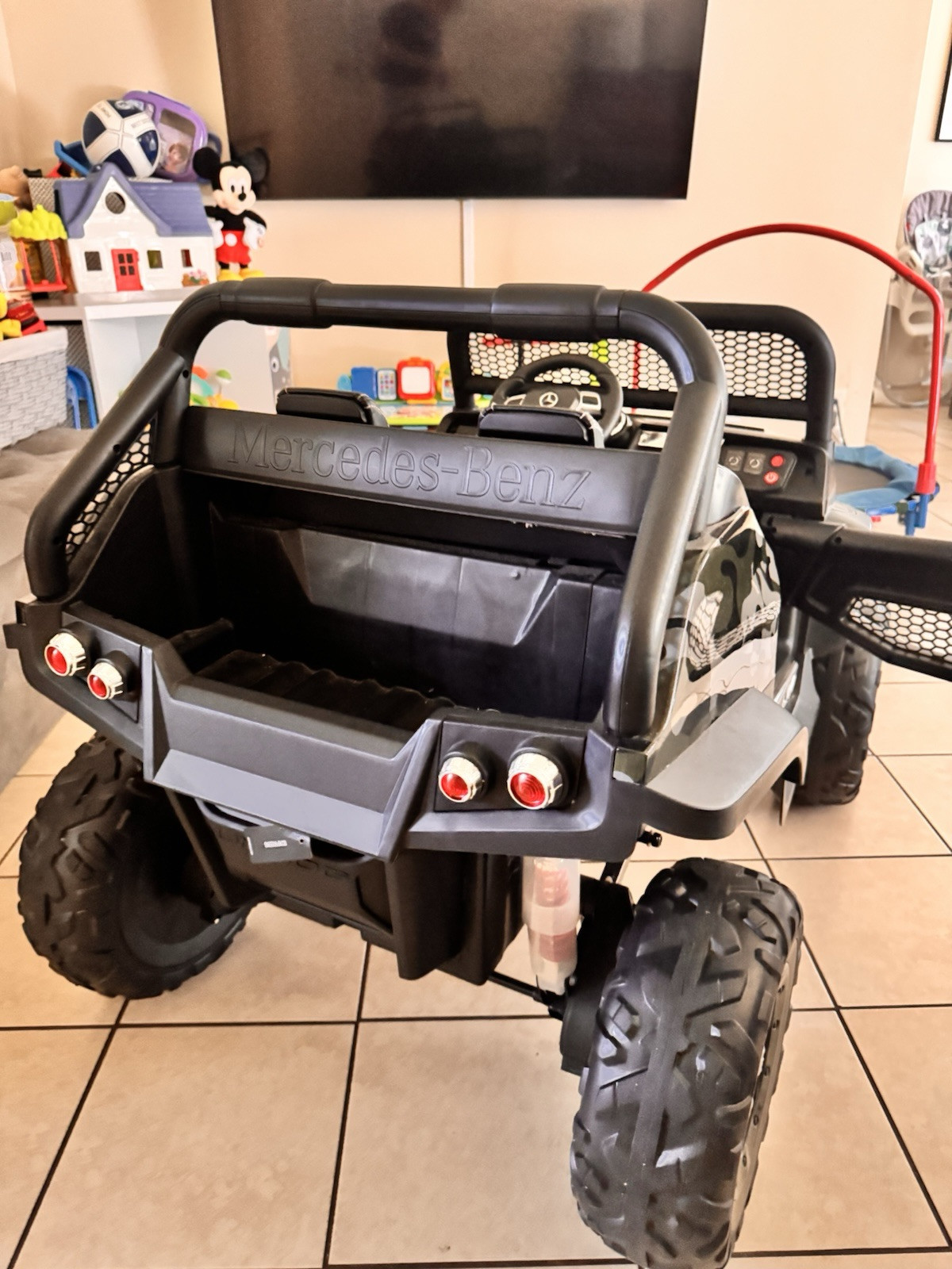 24v ride on Mercedes-Benz Unimog 4×4 Camo UTV
