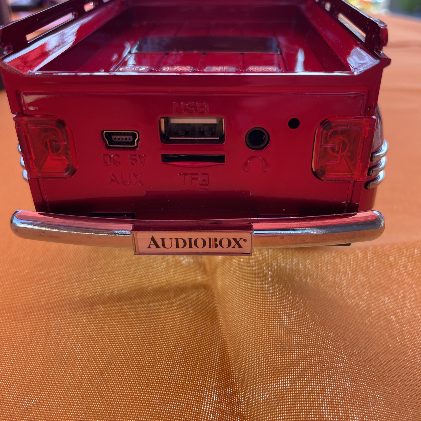New -FM Radio -Bluetooth Speaker-Red Truck – RED TRK-5300BT Rechargeable Battery