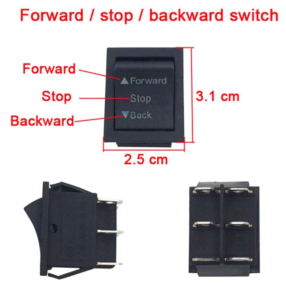 2 Pcs Forward Stop Backward Shift Switch Accessories, Children’s Electric Pow…