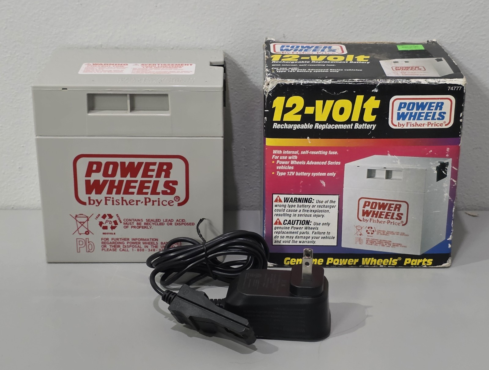 Fisher Price Power Wheels 12V Battery Replaces 00801-1869 / 00801-0930 TESTED ✅️