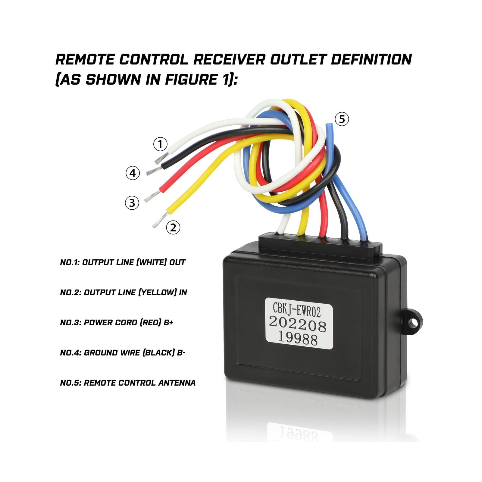X-BULL New Wireless Winch 2 Remote Control Kit Handset Switch Car ATV SUV 12V