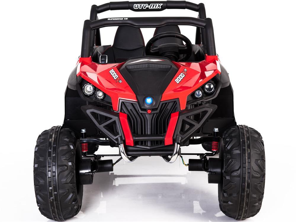 Electric UTV Kids Ride On 12V Battery Powered 4WD Utility Vehicle 2-Seater Car