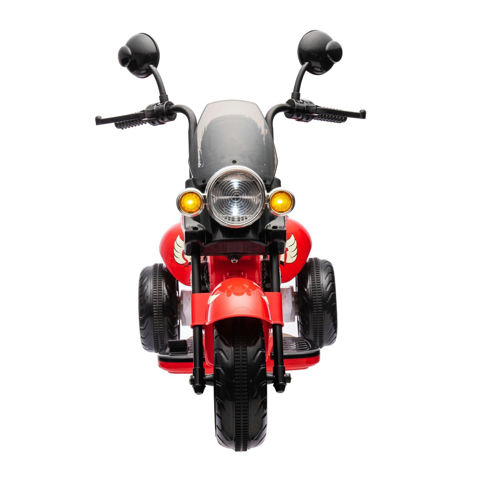12V Freddo Kids Cruiser Chopper Motorcycle Ride On Toy Car W/ LED Lights Red