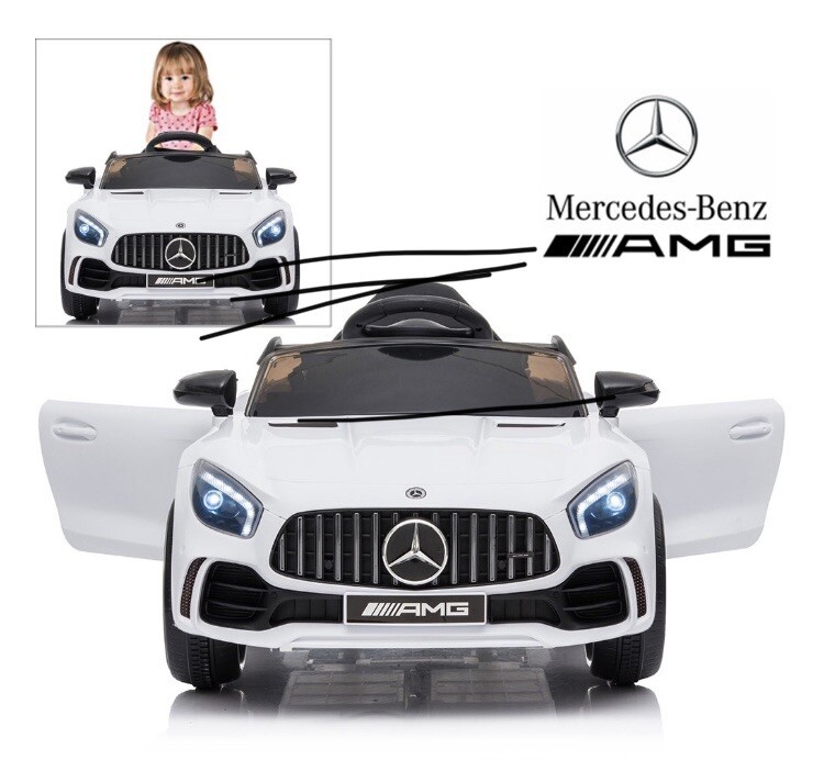 Mercedes Benz Kids Car With Remote Control, LED Lights And MP3 Player