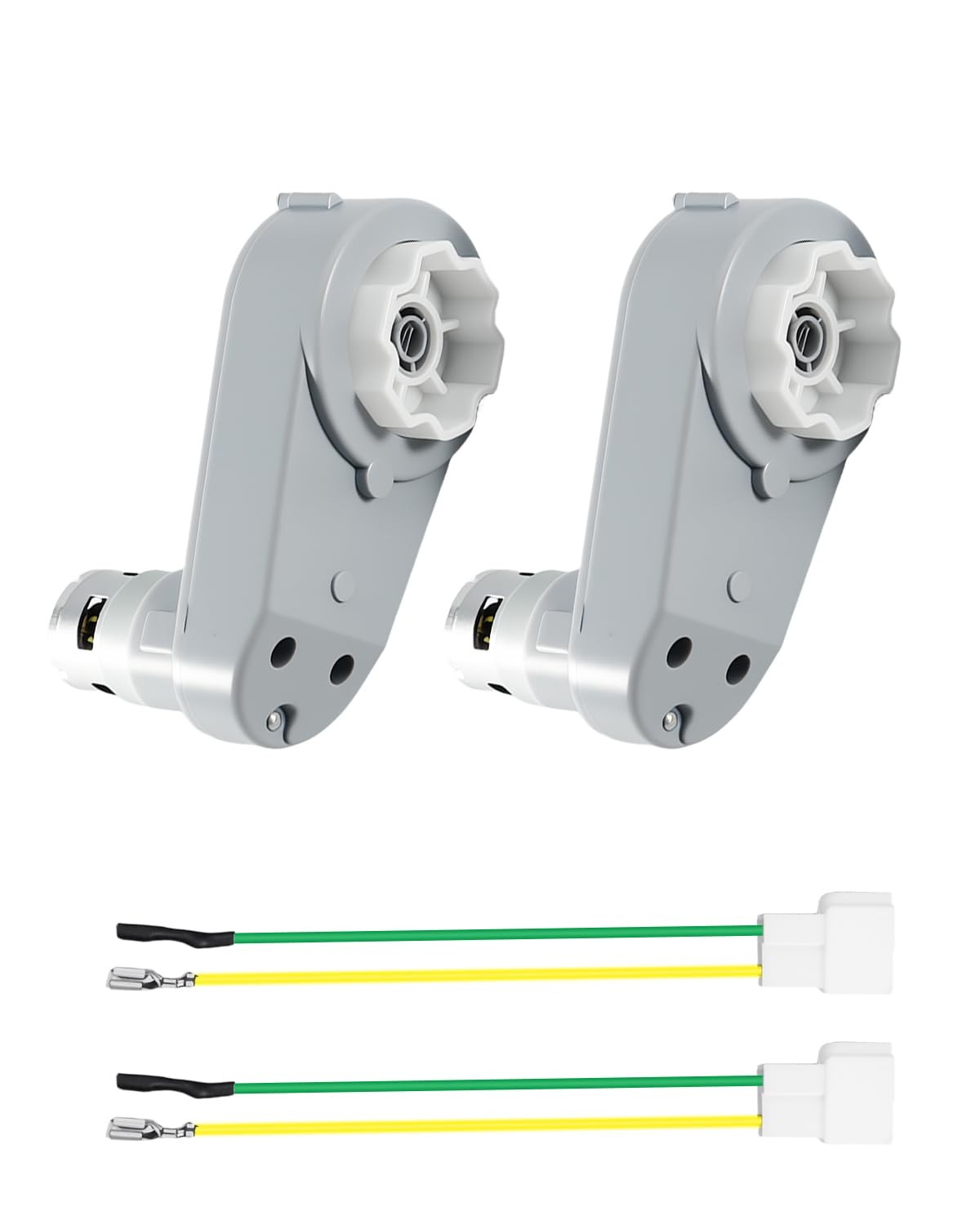 2Pcs 24 Volt RS775 High-Speed Motor Gearbox for Power Wheels, 280W 360RPM Power