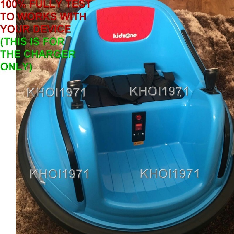 WALL charger AC adapter FOR Kidzone Race Car 12V battery ride on bumper car 4FT