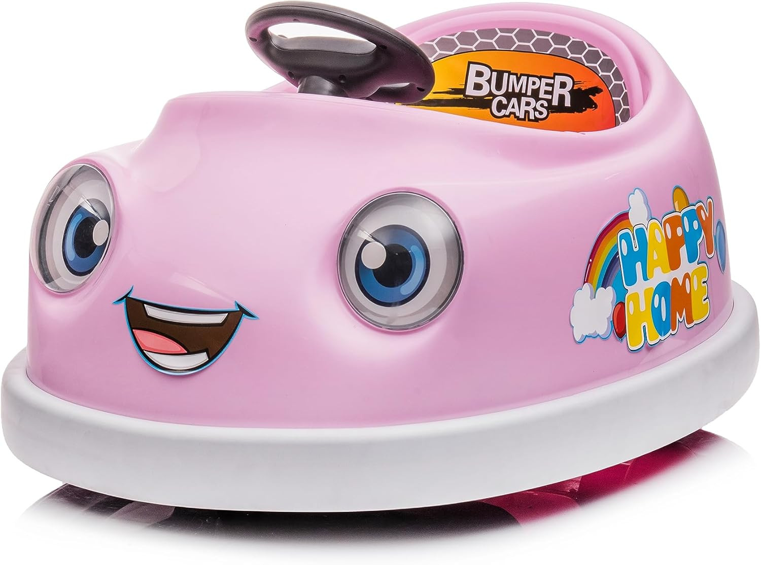 Children’S Collision Car 12V Dual Drive Electric Vehicle with Push Rod Dining Tr