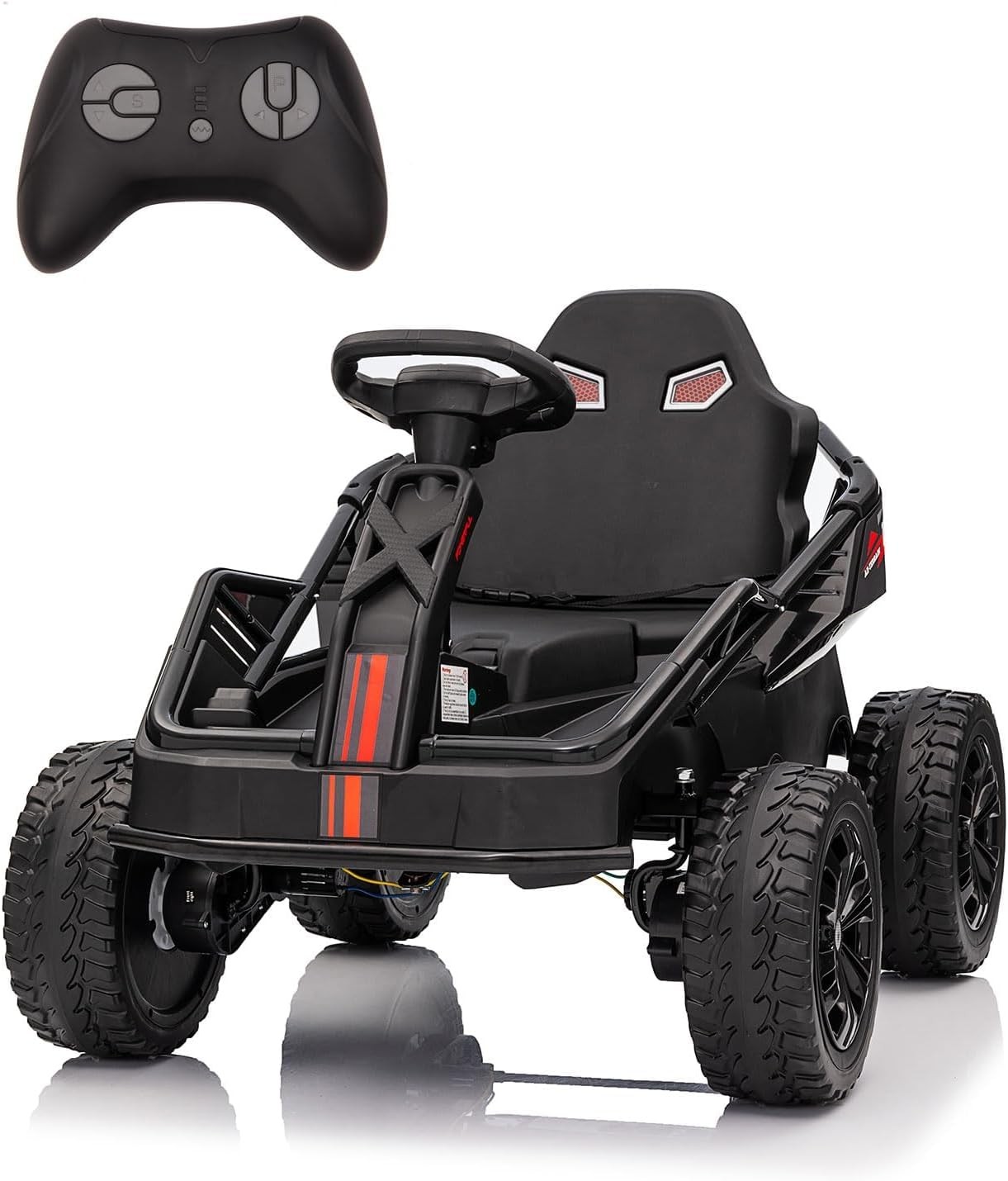 Garvee 24V Kids Power 4 Wheels,200W 4×4 Ride On Toy for Big Kid,Electric Go Kart