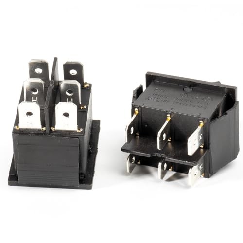 2 Pcs 6 Pin 6V 12V 24V Power Wheels Foot Pedal Switch for Ride on Toys Car