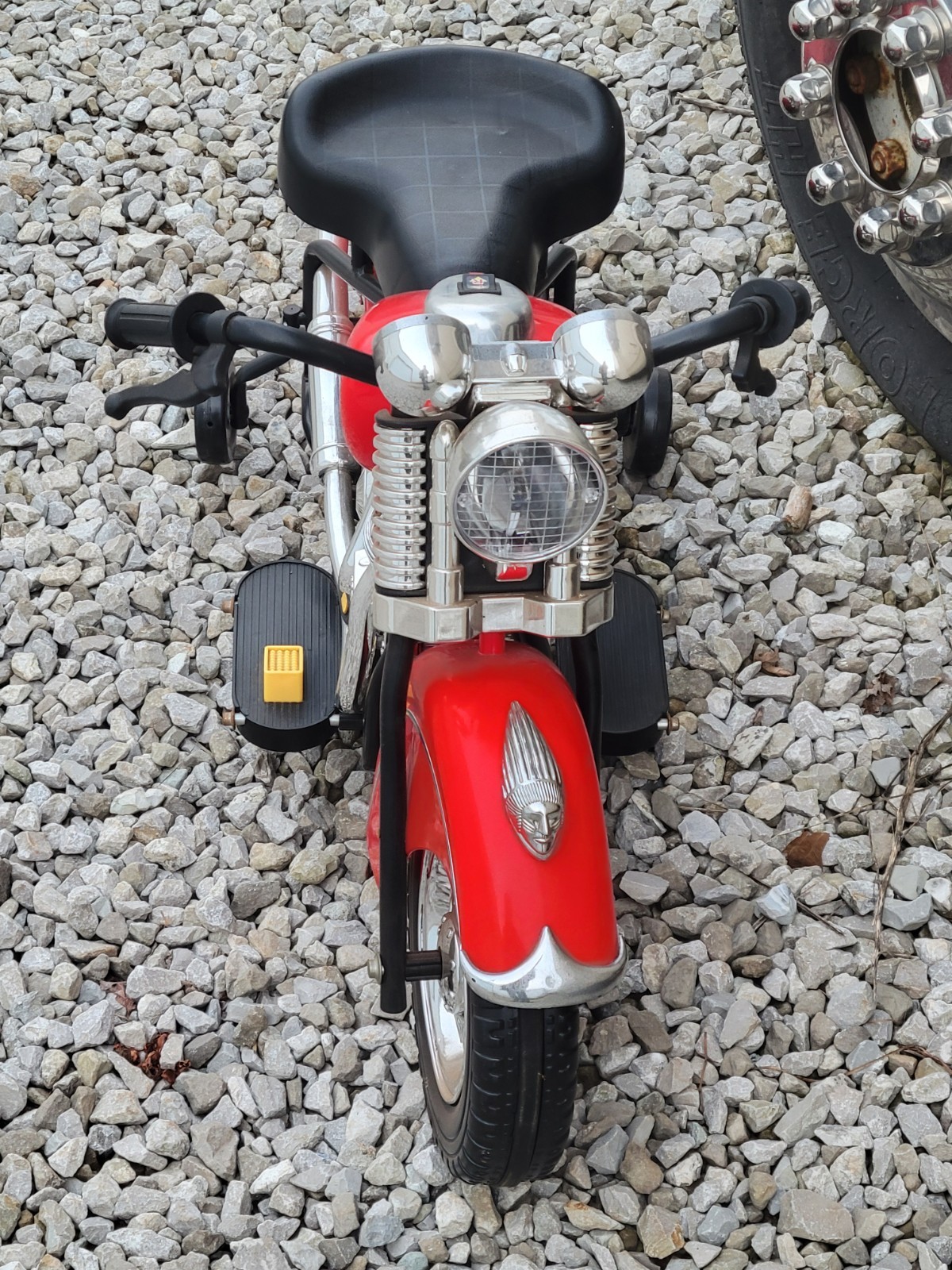 1948 Indian Chief Motorcycle Replica Power Wheels Electic 6V Needs New Battery