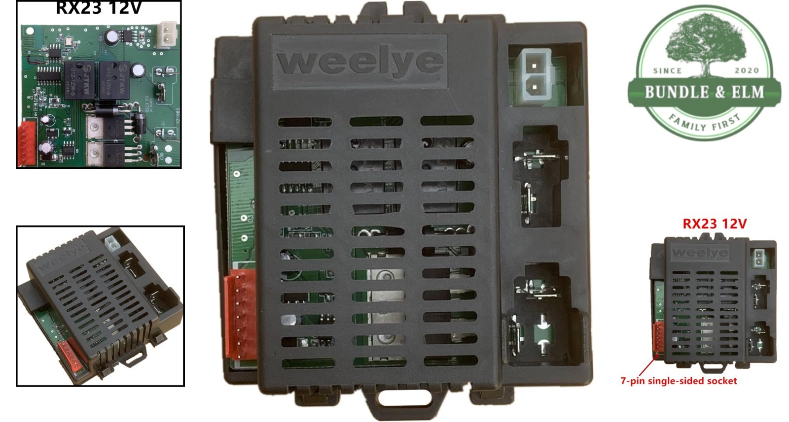 Replacement Control Box for Children’s Electric Cars, RX23 Model Compatible