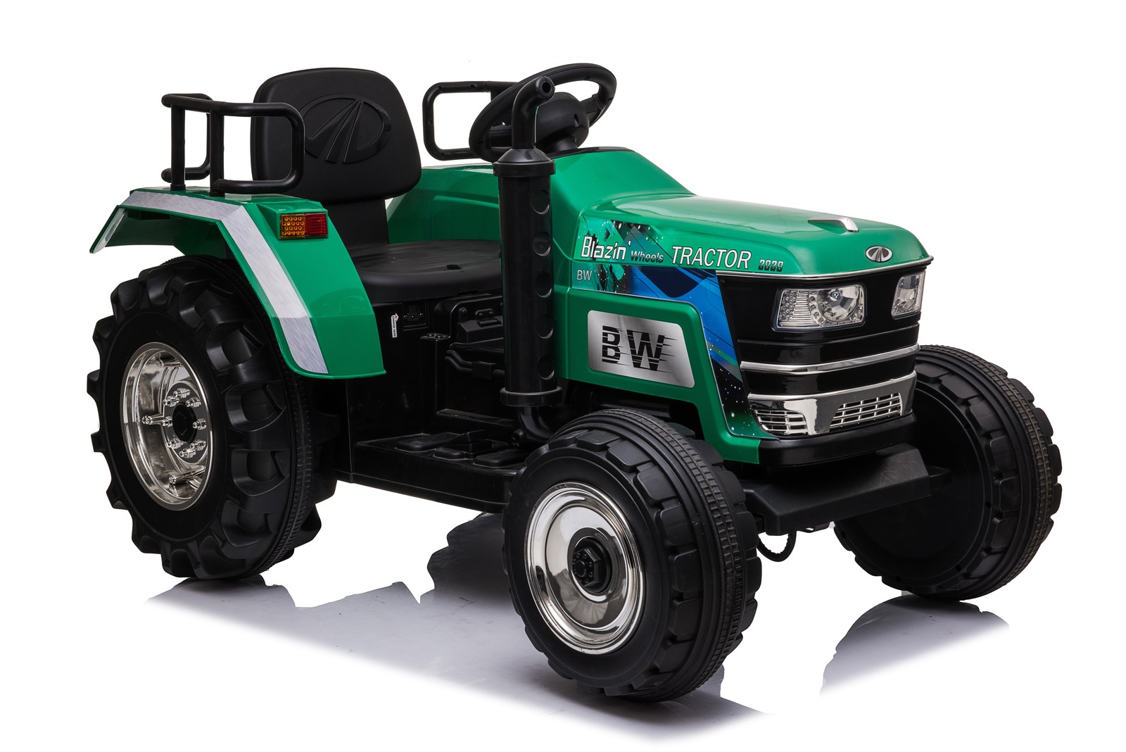 Blazin’ Wheels 1 Piece 12V Battery Op. Rideon Big Wheel Tractor Unisex Toy