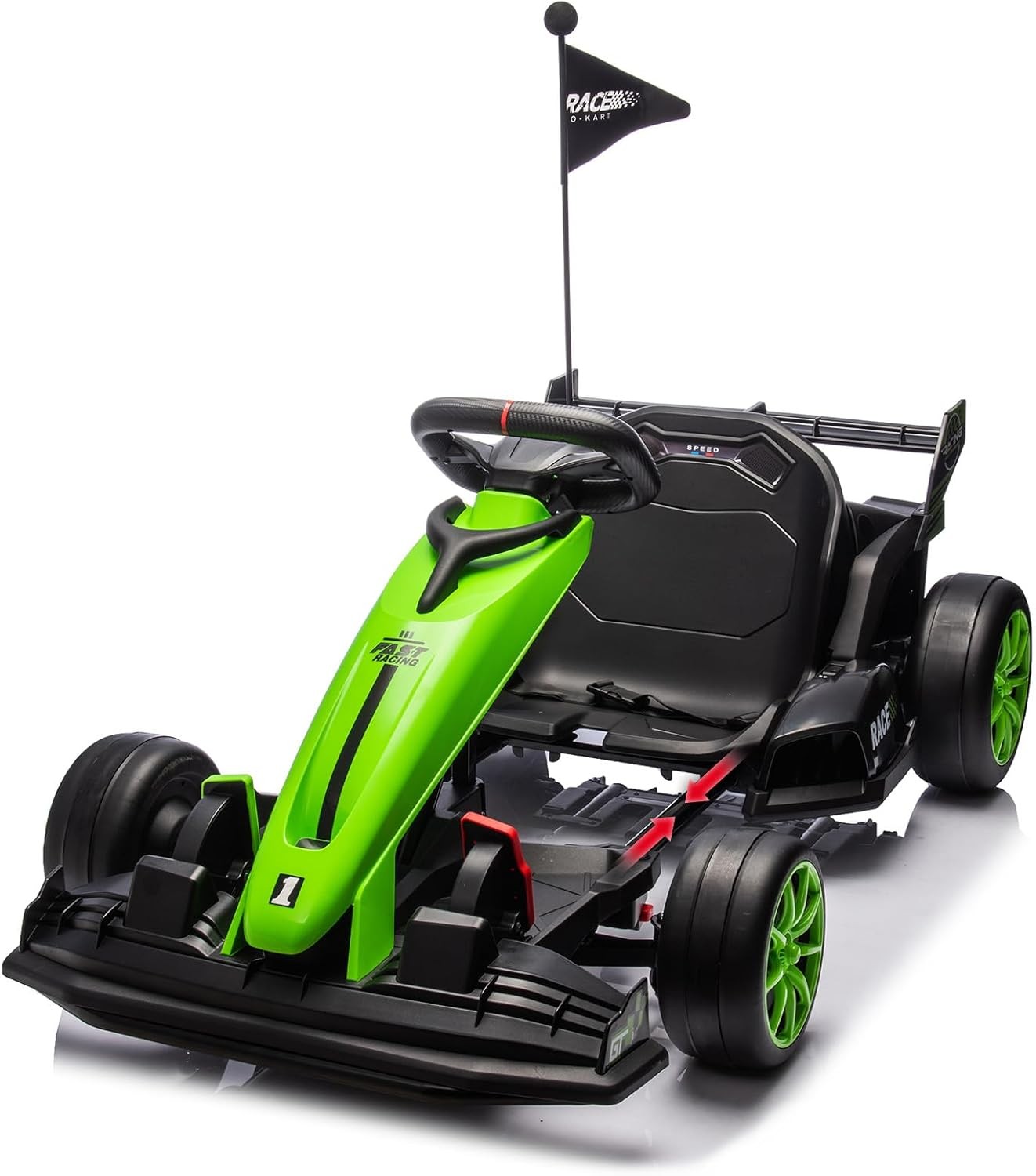 24V Kids Go Kart 8MPH High Speed Drifting Toys Ride on Drift Car for 6+ Years