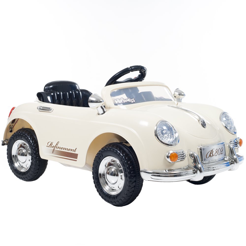 6 Volt Vintage Classic Convertible Ride On Toy for Kids Remote Control & Sound