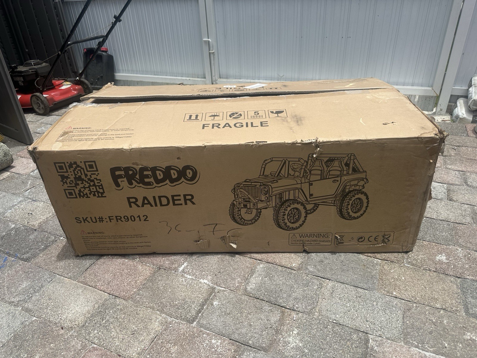 NEW Freddo Raider 24V Ride On Jeep 2-Seater – Yellow – FR9012