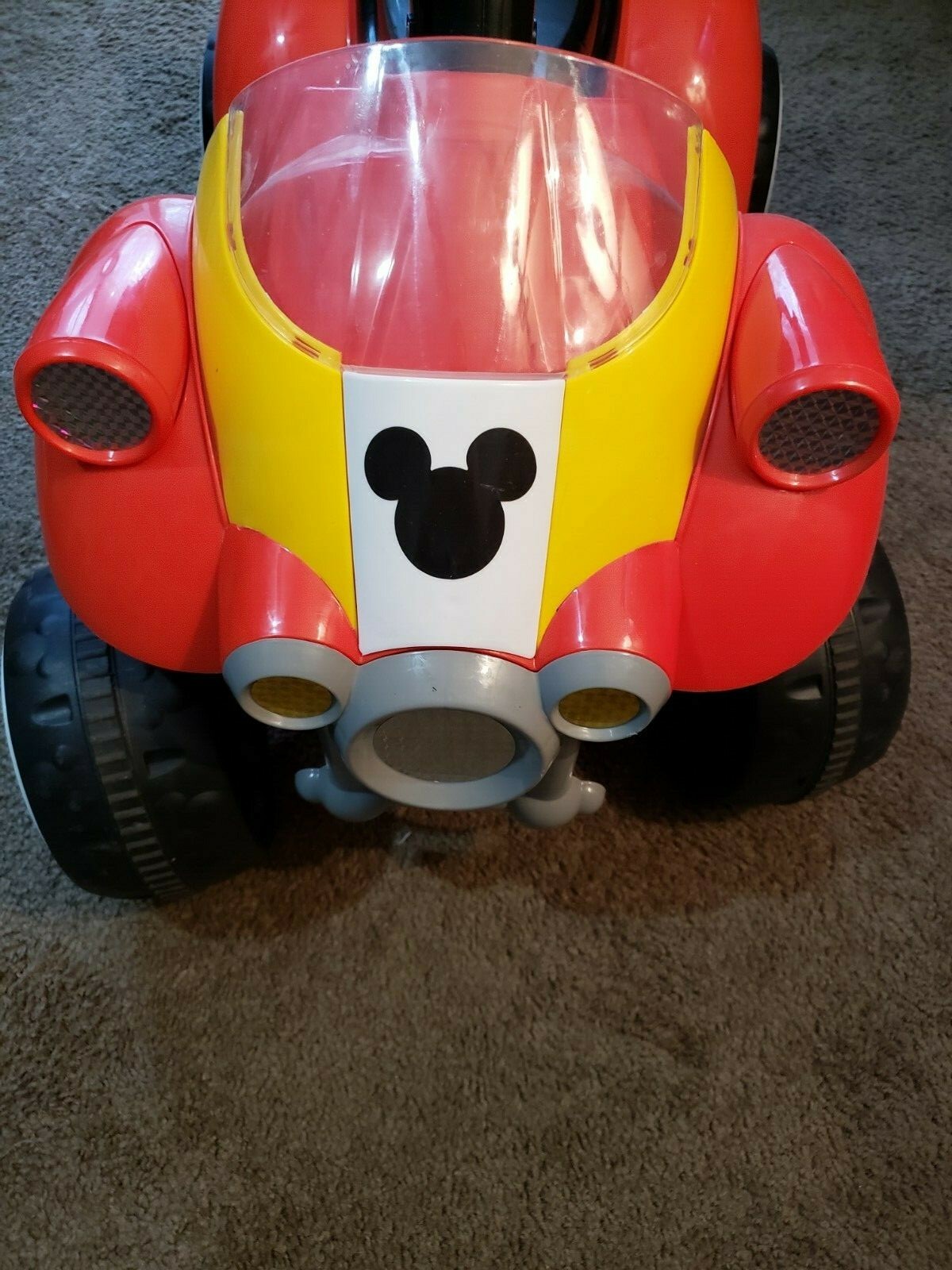 Disney Mickey Mouse Hot Rod Toddler Ride-On Toy by Kid Trax 6V Battery Powered..